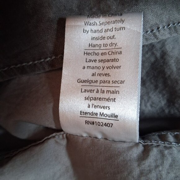 Roar Shirt Men XL Embroidered Distressed Long Sleeve Button Up Y2K Biker Rock - Picture 8 of 16